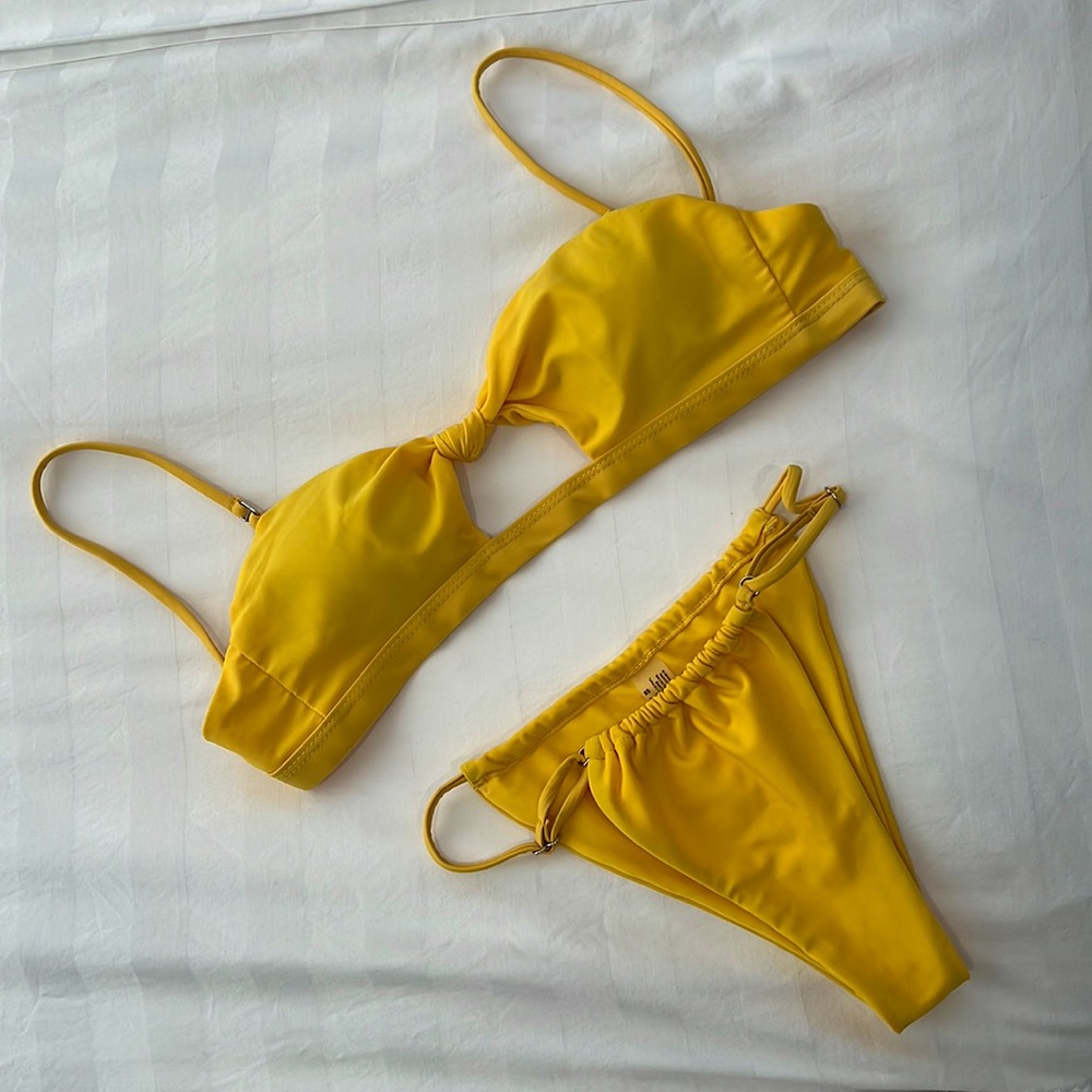 Yellow bikini set